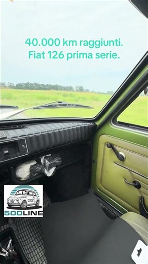 La nostra Fiat 126 prima serie ha raggiunto i 40.000 km! 😍🚗