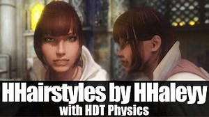 Skyrim Mods - HDT HHairstyles 4k HD