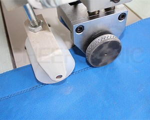 ultrasonic fabric welding& mechanical cutting