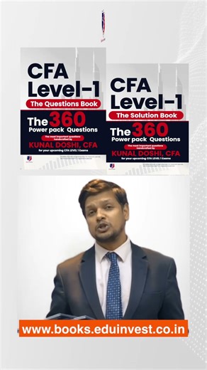 CFA Level 1 Fast Track Revision Book and TOP 360 Q&A book by Kunal Doshi, CFA #cfa #cfaexam PDF BOOK