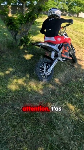 This electric dirt bike is incredible! #dadandlili #motorcycle #motocross #family
