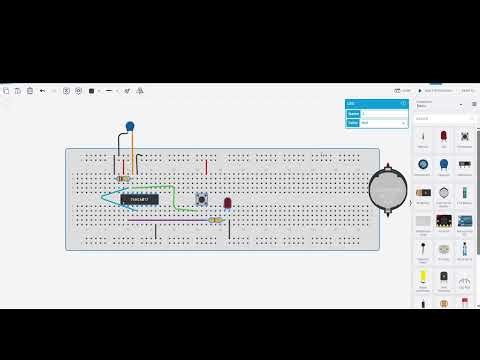 Toggle Switch – CD4017 Latch LED schematic