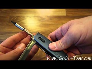 Gerber Fit Flashlight Multitool Blue 30-000294 Demo