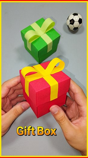 طريقة صنع بوكس هدايا من الورق بشكل روعة | How To Make Paper Gift Box🎁
