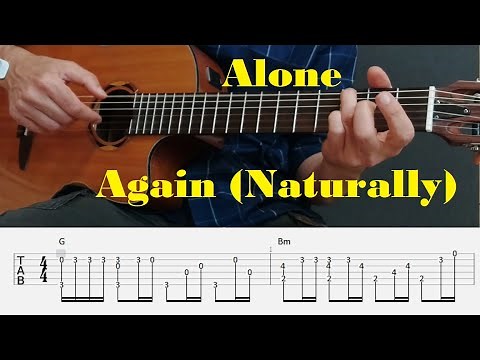 Alone Again (Naturally) - Gilbert O'Sullivan - Fingerstyle Guitar Tutorial with tabs and chords