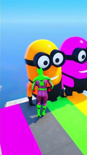 GTA 5 Epic Water Ragdolls Spiderman Jump/Fails Ep 72 #shorts