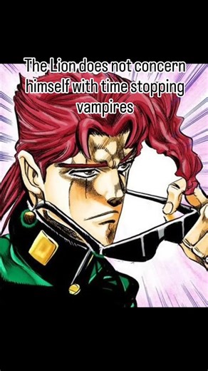 Dio Brando on Instagram: "The Lion stands proud • • • Join the JoJokes Army! #jojosbizarreadventure#jojopart7#anime#jojomemes#manga#jjba#jojo#jojos#jjbamemes#jojoreference#meme#animememe#animememes#explore#explorepage#joestar#dio#jotaro#part7#jjbapart7#josuke#gyro#johnny"