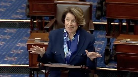 'People Are Already Getting Notices': Amy Klobuchar Sounds The Alarm Over Trump's Self-Inflicted Healthcare Crisis In Remarks From The Senate Floor