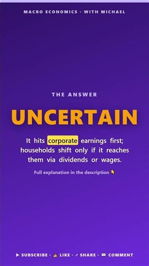Consumption — Redistribution & Policy: True, False or Uncertain? #Shorts
