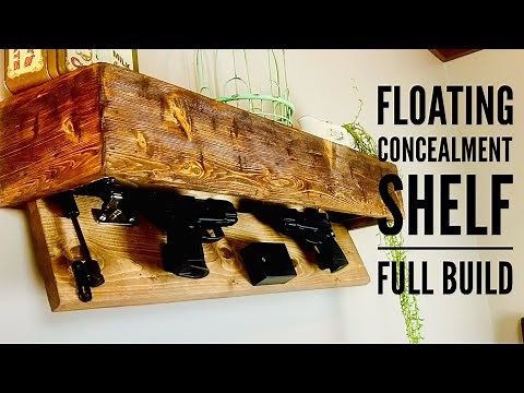 DIY Floating Concealment Shelf / Mantle