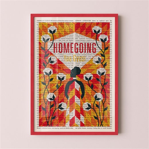 Yaa Gyasi Homegoing Wall Art Poster Print, Framed Wall Art, Book Cover Poster, Library Decor, Book Lover Gifts, Bookish Gifts - Etsy UK