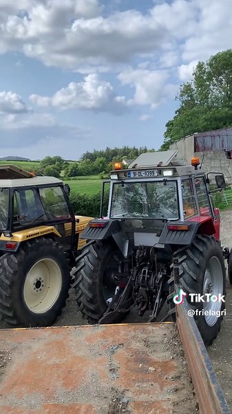 Vintage Massey Ferguson and Leyland Tractors on Display