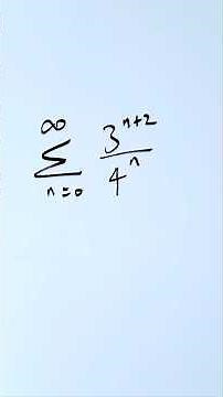 Find Sum of Infinite Series (is it convergent?)