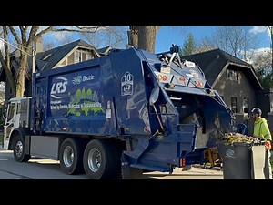 The First Ever Electric Garbage Truck in The Midwestern United States! Mack LR Rear Loader