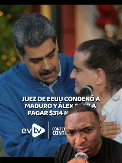 #greenscreen Juez de EE. UU. condenó a Maduro y Álex Saab a pagar $314 millones ⚖️ Un juez federal de Miami ordenó a Nicolás Maduro, Álex Saab y otros cinco funcionarios venezolanos pagar 314 millones de dólares a tres ciudadanos estadounidenses que denunciaron haber sido secuestrados y torturados durante su detención en Venezuela, según informó Associated Press. 📢 El juez Darrin P. Gayles concluyó que los demandados participaron en una