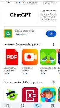 EXPLICACIÓN COMO DESCARGAR CLASROOM EN TELÉFONO.