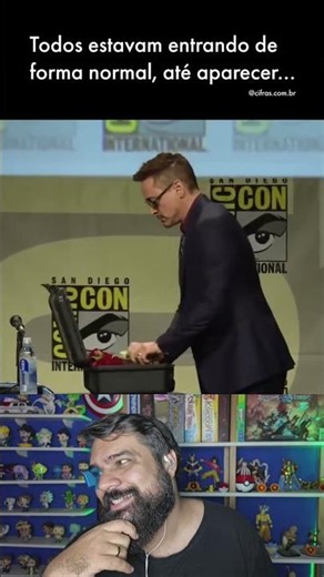 O resto dos Vingadores entra... e aí vem o Tony Stark! 🕶️ #ironman #homemdeferro #mcu #marvel