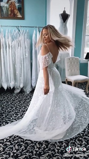 Dreamy✨#wedding #weddingdress #bridalboutique #loveitatstellas #twirl #slowmotion #fyp #foryourpage #love #weddinginspo #weddingstyle #dance