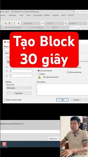 Hướng dẫn tạo Block trong CAD | Cách tạo & quản lý Block cực nhanh
