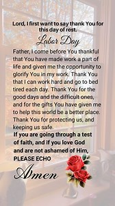 #christianreels #laborprayers | God's Words and Quotes