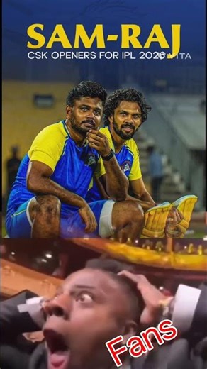 IPL 2026: The "SAM-RAJ" Storm is Coming! 🌪️ #CSK #SanjuSamson