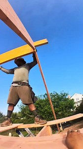 11K views · 169 reactions | (Part 1) Garage #framing #rafter #roof #deck #stairs #woodframing #roofframing #construction #coustomhouse #hiprafters #roof #handcut #renovation | Lopez Construction | Facebook