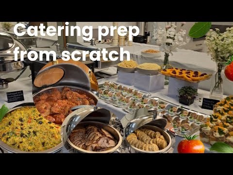 Catering Food Prep From Scratch | A Day in My Catering Business.