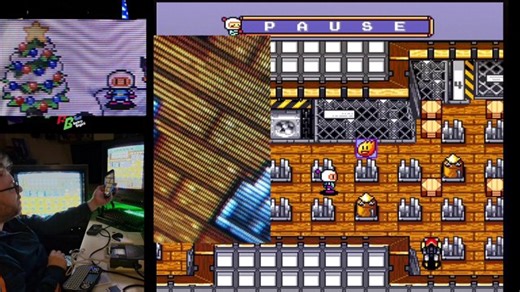 Il finale di Bomberman '94 su PC Engine.