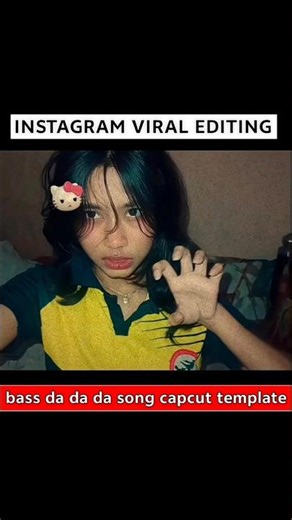 Bass Da Da Da Song Reels Editing 🔥 | Instagram Viral transition reels editing | CapCut video editing