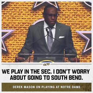 PSA: Vandy head coach Derek Mason isn't afraid to play Notre Dame Football in South Bend. | College Football on ESPN