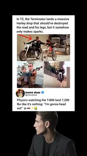 Terminator drops a massive Harley