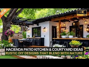 Hacienda Patio Kitchen & Courtyard Ideas: Rustic DIY Designs That Blend With Nature