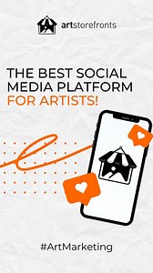 Uncover the ultimate social media platform for artists! 🎨✨ Where creativity meets opportunity. Curious to find out which one it is? Share to spread the word! #ArtStorefronts #ArtMarketing #SocialMediaForArtists #CreativePlatform | Art Storefronts