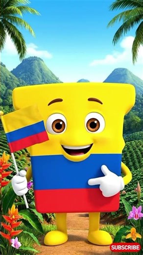 The Meaning of the Colombia Flag 🇨🇴 | World Flag Facts! #educationalshorts