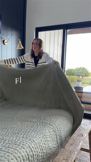 162K views · 135 reactions | Our linen bedding brings that lived-in luxury feel—cool in summer, cozy in winter, and softer with every wash. Timeless texture, quietly elevated. 50-80% less than traditional retail. | Quince | Facebook