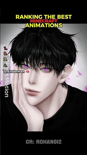 Ranking The Best Minecraft Animations #animation #minecraft #minecraftshorts #enderman #ranking