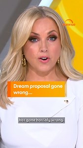 141K views · 994 reactions | The moment one couple's "sweet" wedding proposal ended up as a viral fail   #wedding #proposal #santorini #couplegoals #chocolatebar #interruption #sunriseon7 WATCH SUNRISE FOR MORE | @7plus ☀️ | Sunrise | Facebook