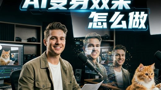 火爆全网的AI变身特效怎么做 保姆级教程