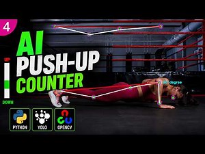AI Push-Up Counter Using YOLOv8 Pose Estimation | Python Fitness Tracker Project