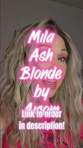 Mila by Aisom - gorgeous medium length water wave! NEW DROP! #syntheticwigs #lacefrontalwig #wigs