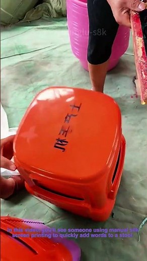 How to Silk Screen Print on a Stool Fast