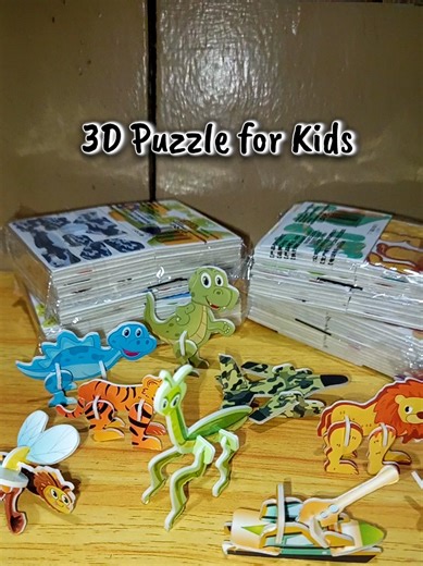 100 Pcs 3D Puzzle for Kids - Fun Learning and Creativity