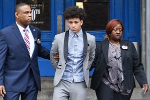 Dapper ‘stabber’ perp-walked in his prom tuxedo