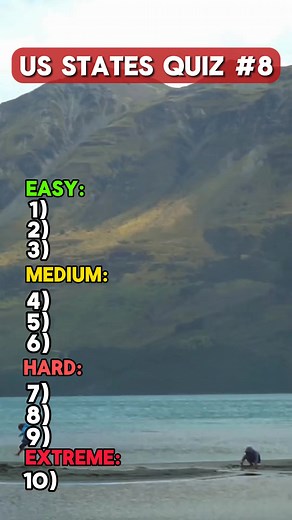 US STATES QUIZ #8. | quizmaster923