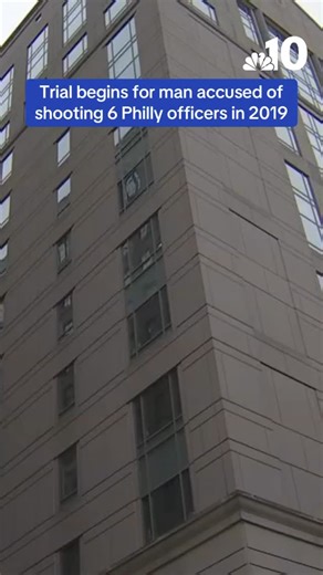 Jury selection began on Monday for Maurice Hill, a man accused of shooting six police officers during a standoff in Philadelphia back in 2019. All of the officers who were shot survived. @briansheehantv has the story. Full story here: http://on.nbc10.com/cZuYWg6 | NBC10 Philadelphia