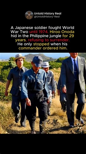 The Soldier Who Refused to Surrender for 29 Years #shorts