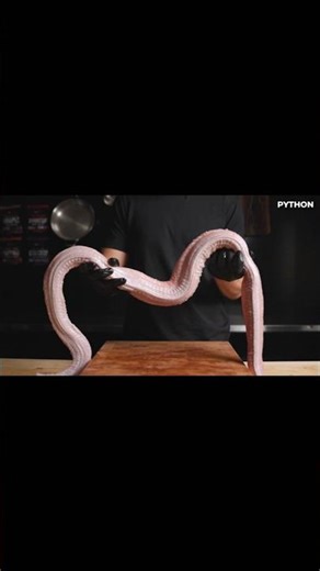 fried python by ‪@MaxtheMeatGuy‬ #cooking #food #fyp