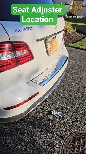 Power Seat Adjustment Guide | Mercedes-Benz ML350 (2012)