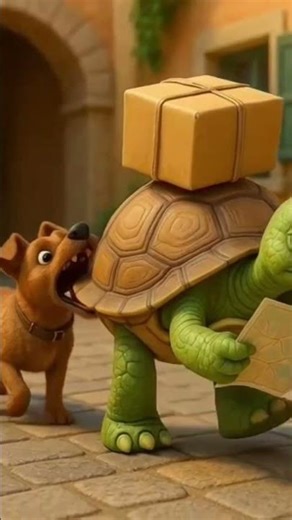 Bunny vs Turtle Funny Delivery Adventure | 3D Cartoon Comedy | Parcel Rescue Story