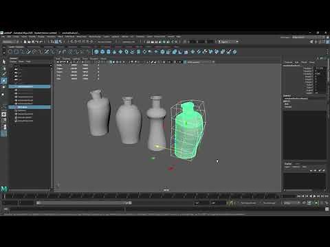Maya Modelling lattice deformer